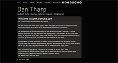 Desktop Screenshot of dantharpmusic.com